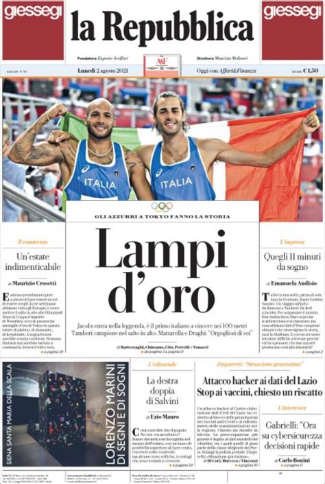 Prime Pagine Le Notizie Più Importanti Di Oggi Giornaliit