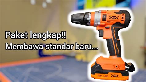 Lumayan Keren Juga Nih Bor Cordless Impact Drill Yasuka Yid Cb