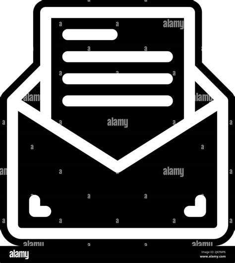 Email Icon Black Vector Illustration Stock Vector Image And Art Alamy