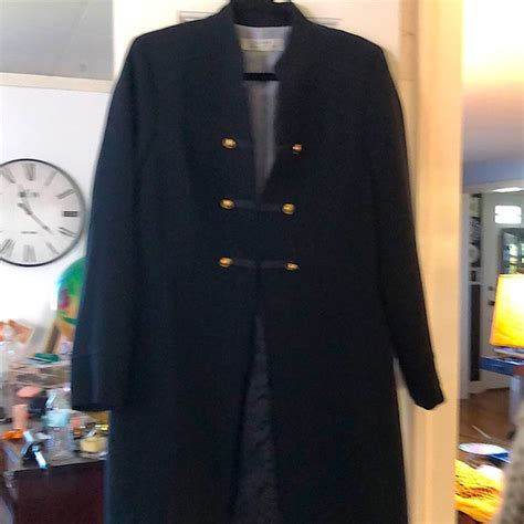 Tahari Asl Jackets Coats Tahari Arthur S Levine Navy Coat Above