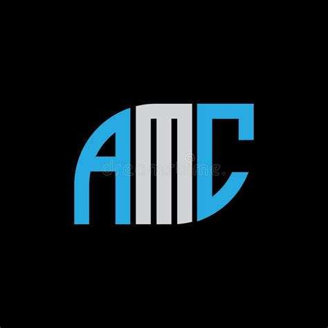 Amc Letter Logo Design On Black Backgroundamc Creative Initials Letter