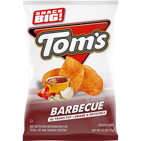 Toms® Bbq Flavored Potato Chips 2500 Oz Snacks Chips And Dips Carlie Cs