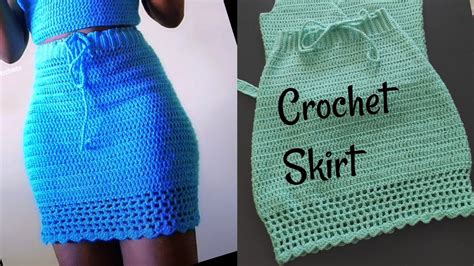 How To Crochet A Very Simple Skirt For Beginners YouTube