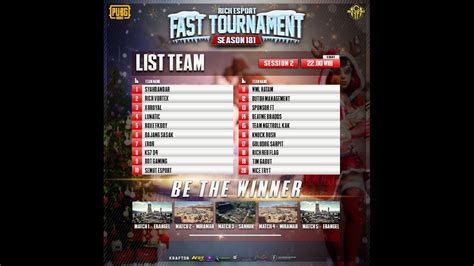 Live Fast Tournament By Rich Esport Sesi Malam Youtube