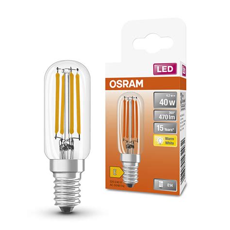 Osram Led Lamp E14 Buis T26 Filament Helder 2700k 4 2w 40w