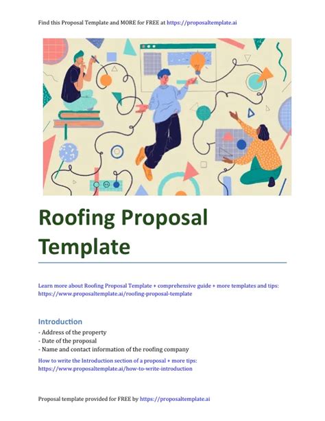 Roofing Proposal Template: A Comprehensive Guide + Free Template ...