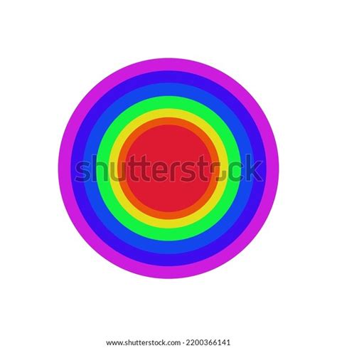 Rainbow Color Circle Background Cover Stock Vector Royalty Free