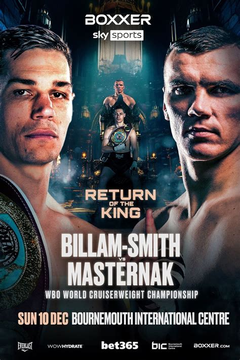 Chris Billam Smith Vs Mateusz Masternak 2023 The Poster Database