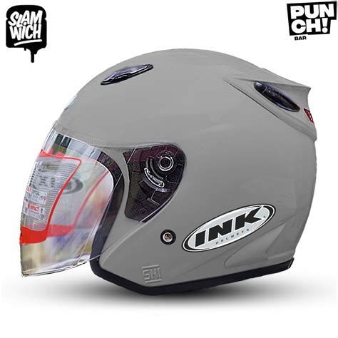 Jual Helm Half Face Dewasa Ink Centro Kw Basic Solid Untuk Helm Wanita