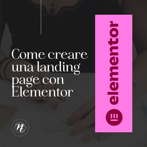 Come Creare Una Landing Page Con Elementor Nicole Curioni Web Designer