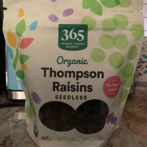 Whole Foods Market Organic Thompson Raisins Review Abillion