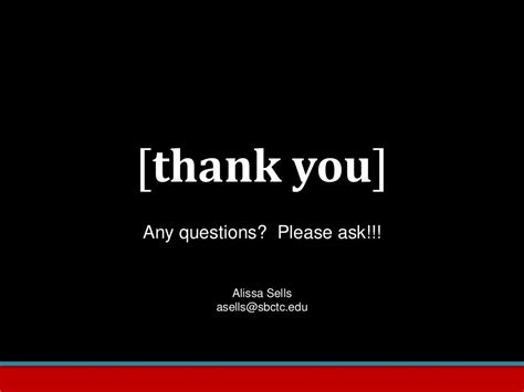 Thank You Any Questions Funny