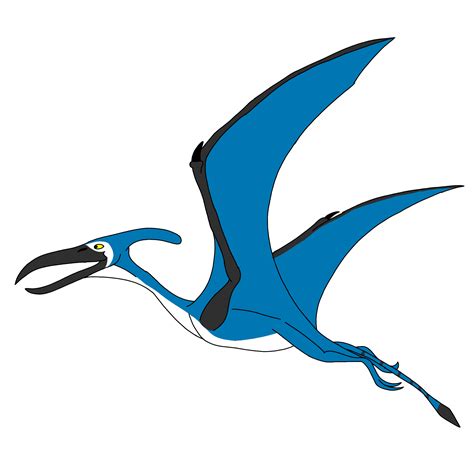 Blue Pterodactyl By Gcjdfkjbrfguithgiuht On Deviantart