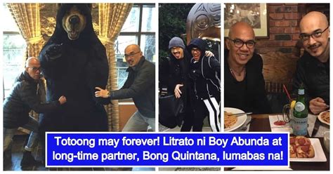 Rare pictures of Boy Abunda and long-time partner, Bong Quintana, are ...