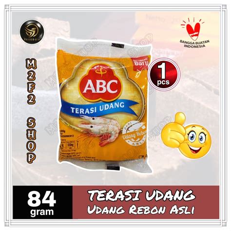 Jual Abc Terasi Udang Rebon Sachet Gr Kemasan Pack Shopee