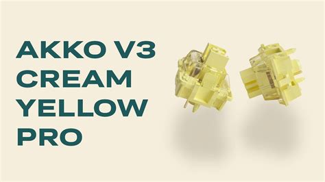 Akko V3 Cream Yellow Pro X Monsgeek M7w Youtube