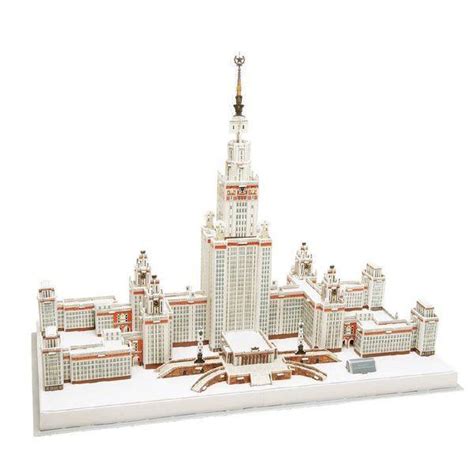 3D пазл МГУ им. М.В. Ломоносова* QIDDYCOME Z002 - Р79314 | детские ...