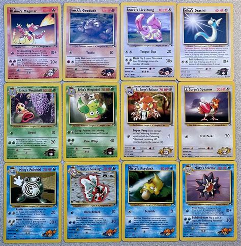 Pok Mon Gym Heroes Set Total Card Blog Knak Jp