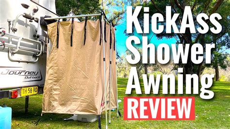 KickAss Shower Tent Camp Set Up On Caravan Jayco Journey 15 48 6 Review