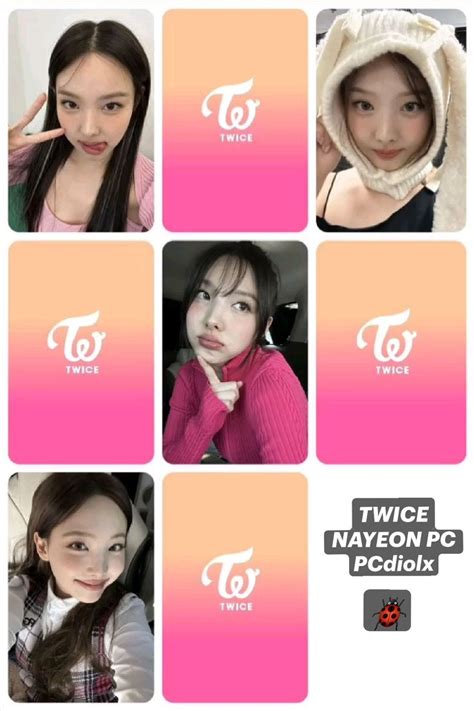 Twice Nayeon Pc Pcdiolx Kart Ablonu Kartlar Koreli Kad N