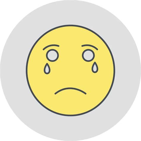 Sad Face Emoticon Vector Icon Stock Vector By MuhammadAtiq 573587058