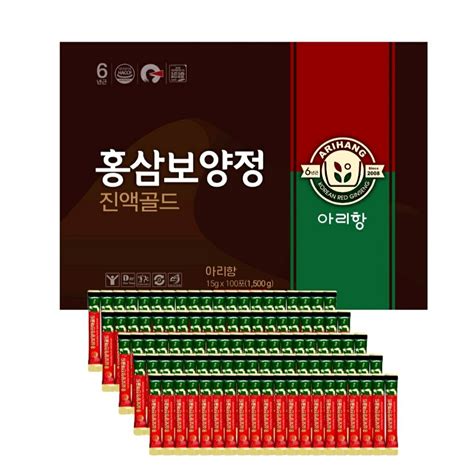 Korea 6 Year Old Korean Red Ginseng Concentrate 100 Bags Shopee