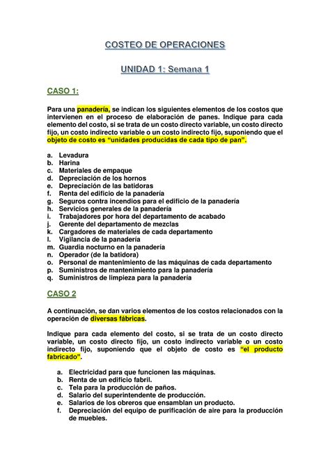 Enunciado Casos Resueltos EN Clase Semana 1 2023 01 Costeo De