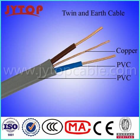 2 5mm PVC Insualted Flat Twin And Earth Wire Cable 300 500V Arnoldcable