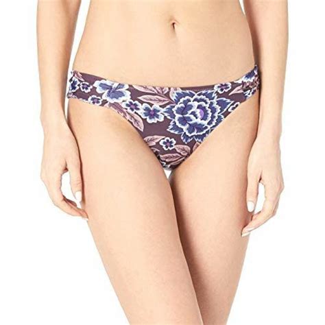 O Neill Women S Casey Shirred Tab Hybrid Bikini Bottom Swimsuit Large