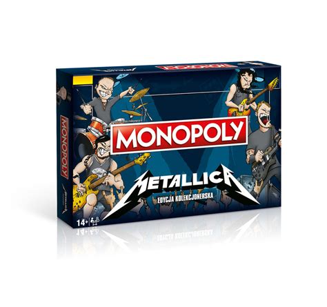 Monopoly Gra Strategiczna Metallica Edycja Kolekcjonerska