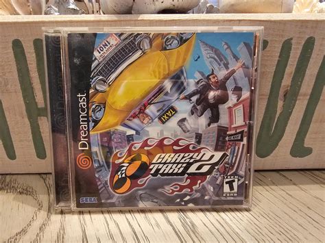 Crazy Taxi 2 Item Box And Manual Sega Dreamcast