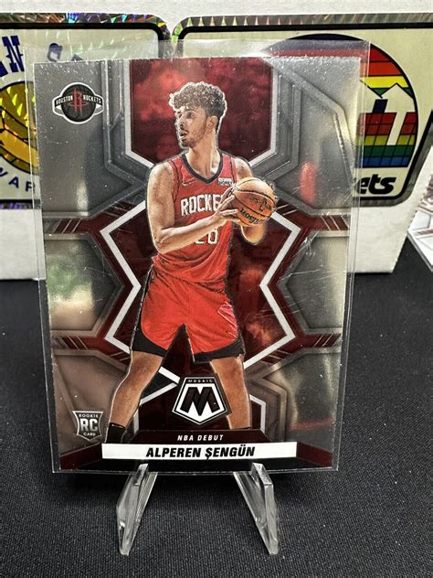 2021 22 Mosaic Basketball NBA Debut Base RC 272 Alperen Sengun Houston