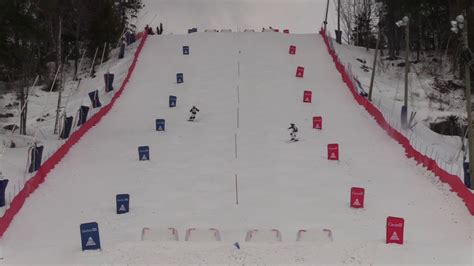 Sabrina Cass V Sandrine Vaillancourt FIS NorAm Val St Come Dual Moguls