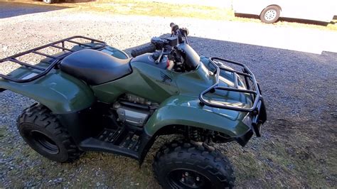 Honda Recon Trx 250 Fourtrax Cold Start First Atv Quad Overlook