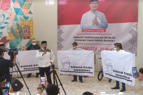 Ridwan Kamil Siap Lahir Batin Maju Pilpres 2024 Bulatkan Tekad Bawa