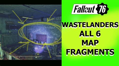 Fallout 76 Wastelanders 6 Map Fragments FOUND YouTube