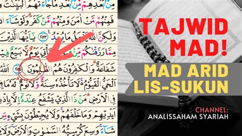 10 Contoh Bacaan Mad Arid Lissukun