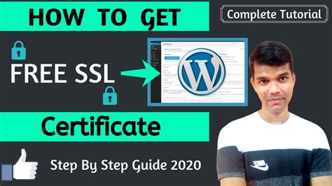 How To Get A Free Ssl Certificate For Your Wordpress Website Youtube