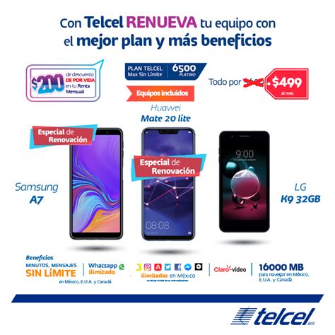 Renueva Tu Equipo Con Plan Telcel Max Sin L Mite Platino Y Obt N