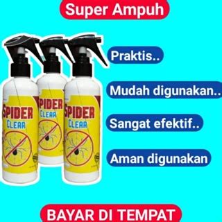 Jual PRODUK SPIDER CLEAR RACUN PEMBASMI LABALABA LABA LABA OBAT