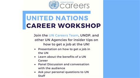 United Nations Career Workshop United Nations