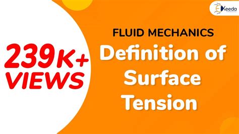 Characteristics Of Surface Tension