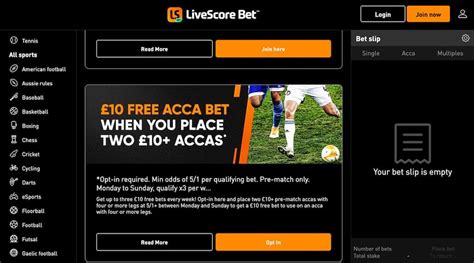 Livescore Bet Betting Review Bet Get In Free Bets