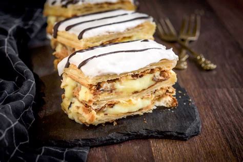 Mille Feuille French Napoleon Pastry Recipe