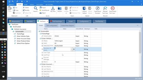 Session Tricentis Tosca Step By Step Test Case Section