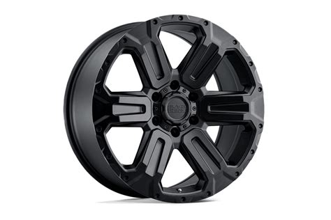 Black Rhino Wanaka Wheel 17x85 5x5 Matte Black Jeep Rubicon 2007 2018