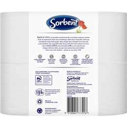 Sorbent Silky White Long Rolls Toilet Tissue Sheets Pack Woolworths