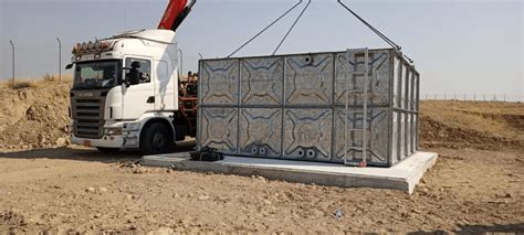 Galvanize Water Tank Paky Hawler Factory