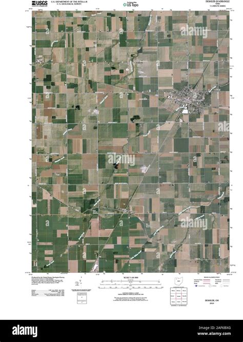 Map of deshler ohio Cut Out Stock Images & Pictures - Alamy