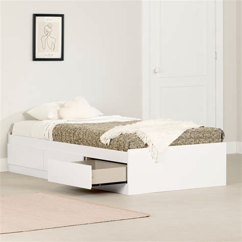 South Shore Gramercy Twin Storage Platform Bed & Reviews - Wayfair Canada